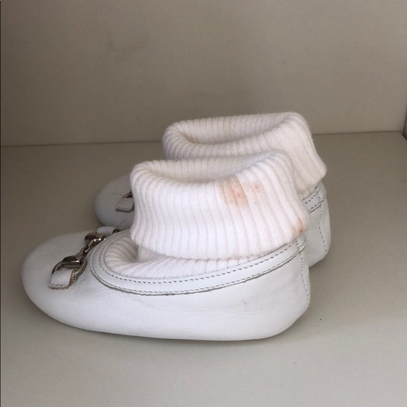 Gucci Shoes Gucci White Horsebit Baby Infant Shoes Leather Poshmark